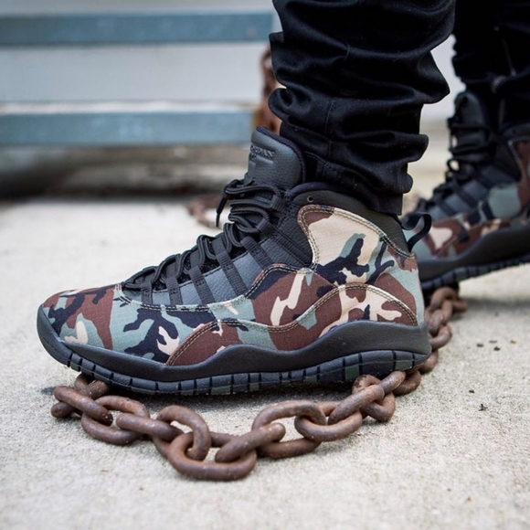 jordan 10 woodland camo